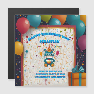 Einladungen zum Geburtstag Party mal Postkarten