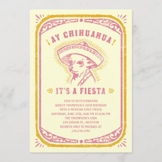 Einladungen zum Geburtstag von Fiesta