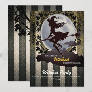 Einladungen zum gehefteten Halloween-Party