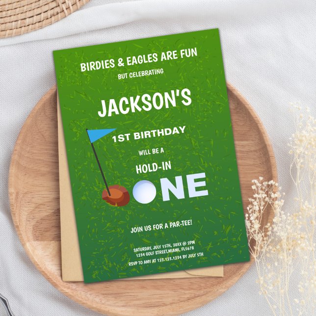 Einladungen zum Golf Par-T-Shirt (Golf Par-Tee Invitations)