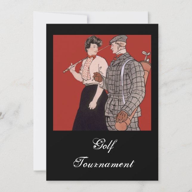  Einladungen zum Golfturnier (Vorderseite)