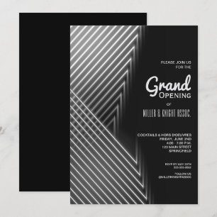 Einladungen zum Grand Opening White Neon Lights