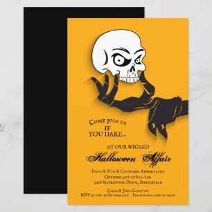 Einladungen zum Halloween-Party der gestorbenen Af