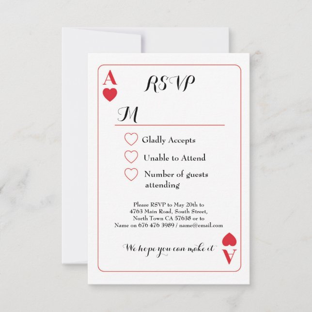 Einladungen zum Hochzeitskartentauchen von uAwg (Vorderseite)