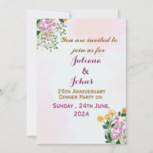 Einladungen zum Hochzeitstag