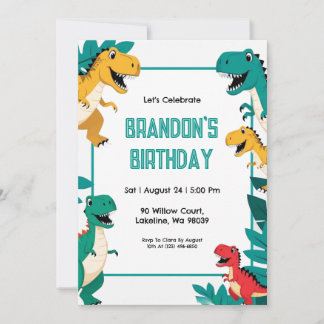 Einladungen zum Jurassic World Geburtstag