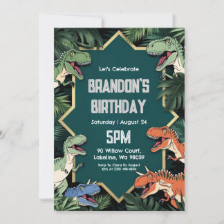 Einladungen zum Jurassic World Geburtstag
