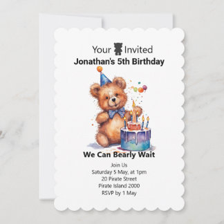 Einladungen zum personalisierten Geburtstag