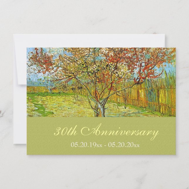 Einladungen zum Vintagen, blumenreichen Kunstjubil (Vorderseite)