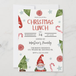 Einladungen zum Weihnachtsessen Weihnachts-Party