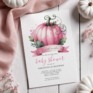 Einladungen zur Baby Shower im Herbst für kleines
