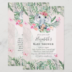 Einladungen zur Babyparty für bezaubernde kleine E