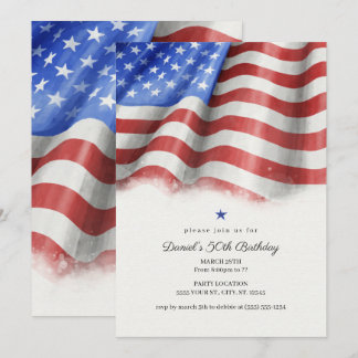 Einladungen zur Birthday Party unter amerikanische