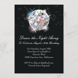 Einladungen zur Disco Ball
