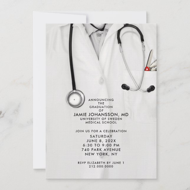 Einladungen zur Doktorand (Vorderseite)