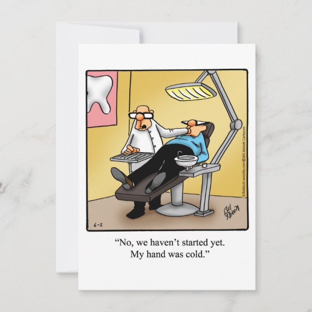 Einladungen zur Funny Dental School Graduation Par (Vorderseite)