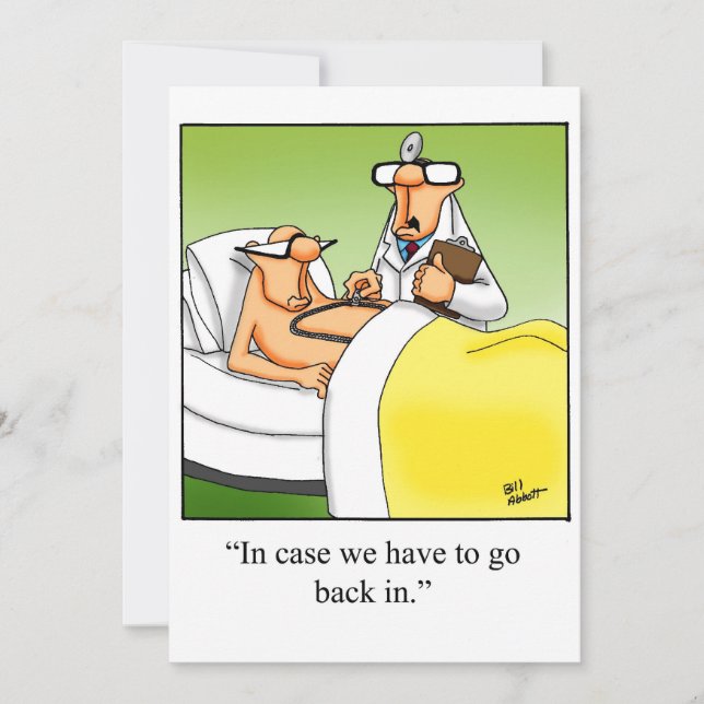 Einladungen zur Funny Medical School Graduation Pa (Vorderseite)