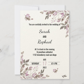 Einladungen zur Hochzeit