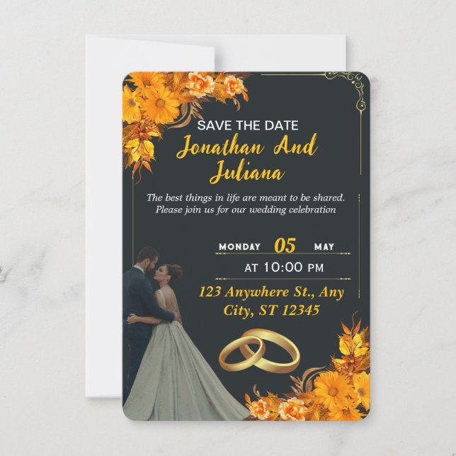 Einladungen zur Hochzeit (Vorderseite)