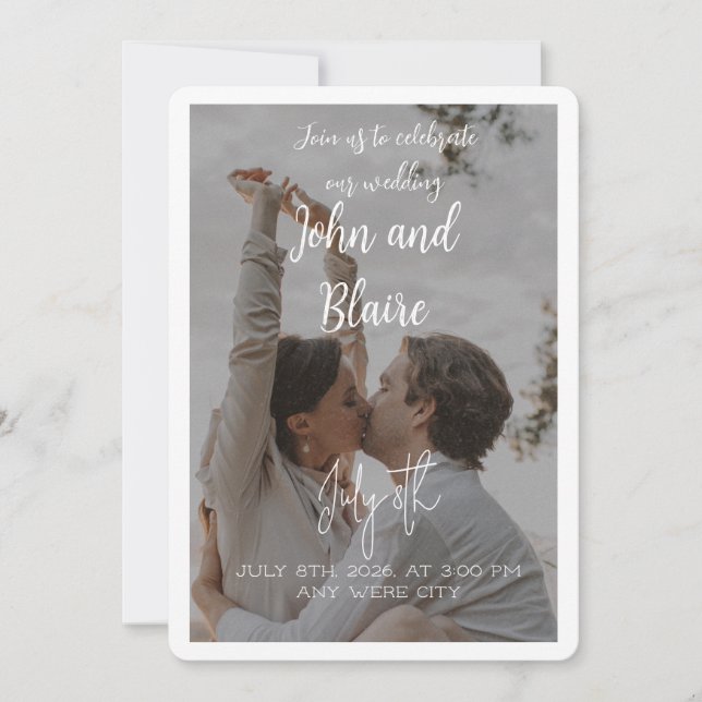 Einladungen zur Hochzeit (Vorderseite)