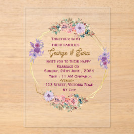 Einladungen zur Hochzeit