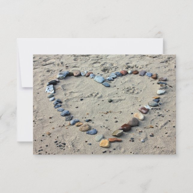 Einladungen zur Hochzeit am Tropical Beach (Vorderseite)