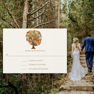 Einladungen zur Hochzeit der verzauberten Waldzwei