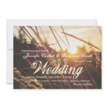 Einladungen zur Hochzeit im Herbst im Herbstfeld