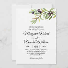 Einladungen zur Hochzeit in Aquarellfarben