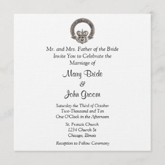 Einladungen zur Hochzeit von Claddagh