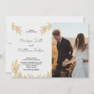 Einladungen zur Hochzeit von Frauen mit Foto