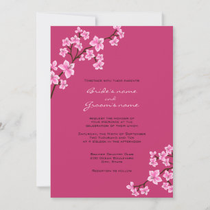 Einladungen zur Hochzeit von Kirsch-Blossom