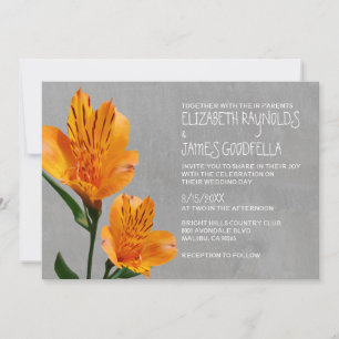Einladungen zur peruanischen Lily Wedding