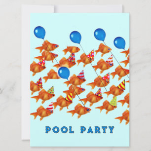 Einladungen zur Poolparty