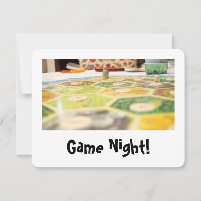 Einladungen zur Spielnacht (Vorderseite)