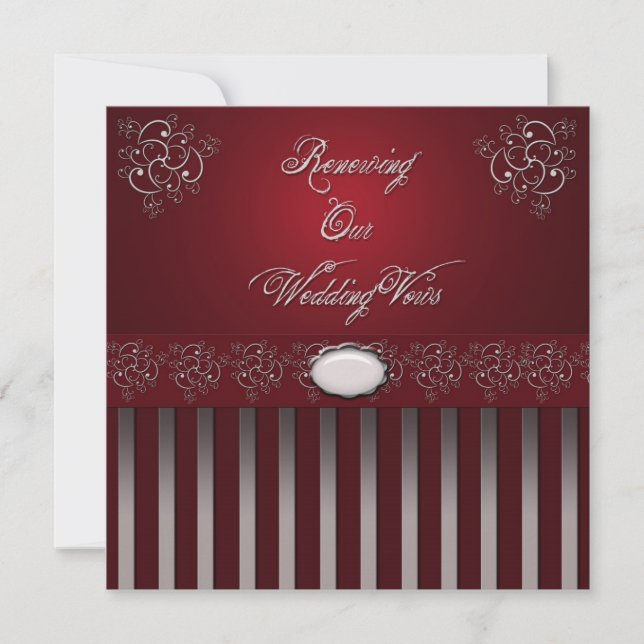 EINLADUNGEN ZUR VERLÄNGERUNG VON Hochzeiten (Vorderseite)
