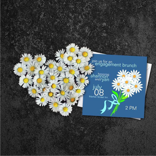 Einladungen zur Verlobung {blau} (Von Creator hochgeladen)