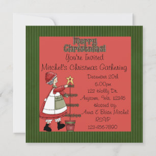 Einladungen zur Weihnachtszeit-Ansammlung