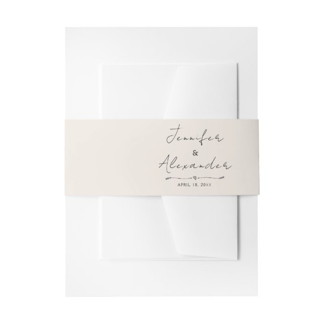 Einladungs Banderole (Vorderseite Beispiel)