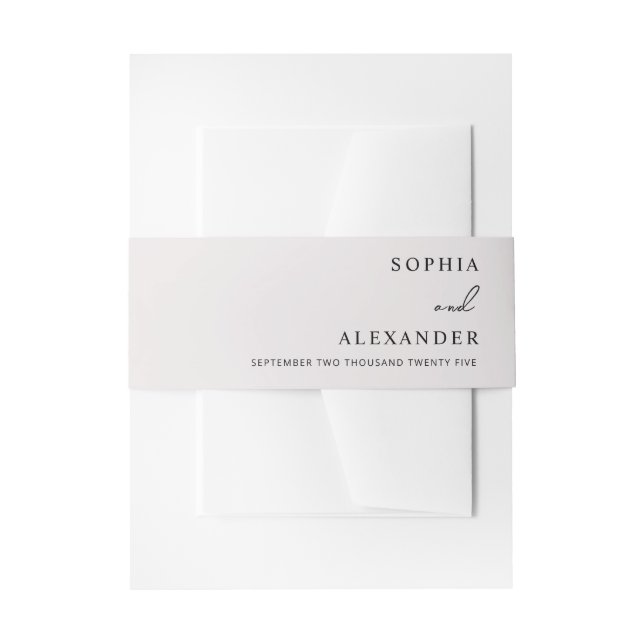 Einladungs Banderole (Vorderseite Beispiel)