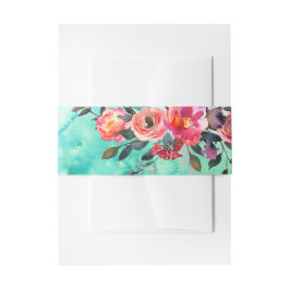 EINLADUNGS BANDEROLE | Blumenfrühlings-Hochzeit