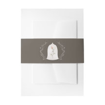 EINLADUNGS BANDEROLE | Elegante Rose der Schönheit