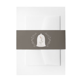 EINLADUNGS BANDEROLE | Elegante Rose der Schönheit