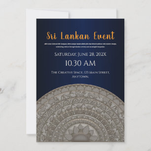 Einladungs-Design in Sri Lanka Einladung