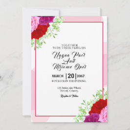 Einladungs-Karte für Hochzeiten Einladung