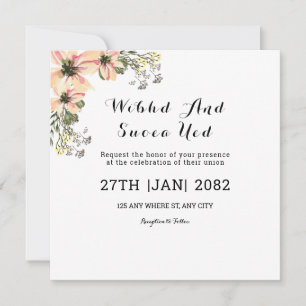 Einladungs-Kartendesign für das Hochzeitsplatz Einladung