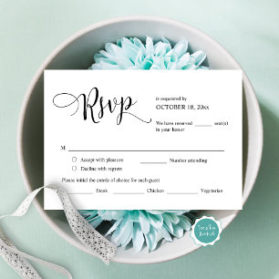 Einladungs-UAWG für Hochzeiten, Karte mit Optionen