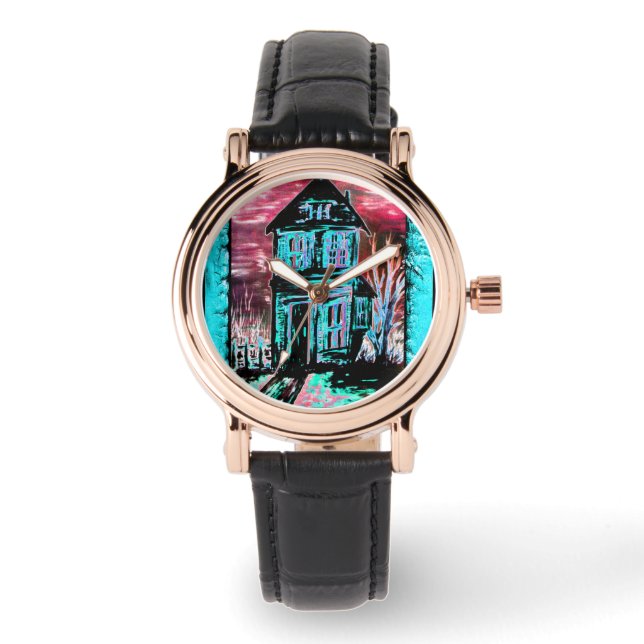 Einladungshaus Armbanduhr (Vorderseite)