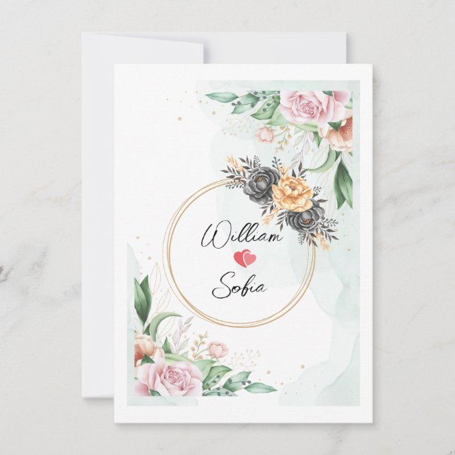 Einladungskarte (Vorderseite)