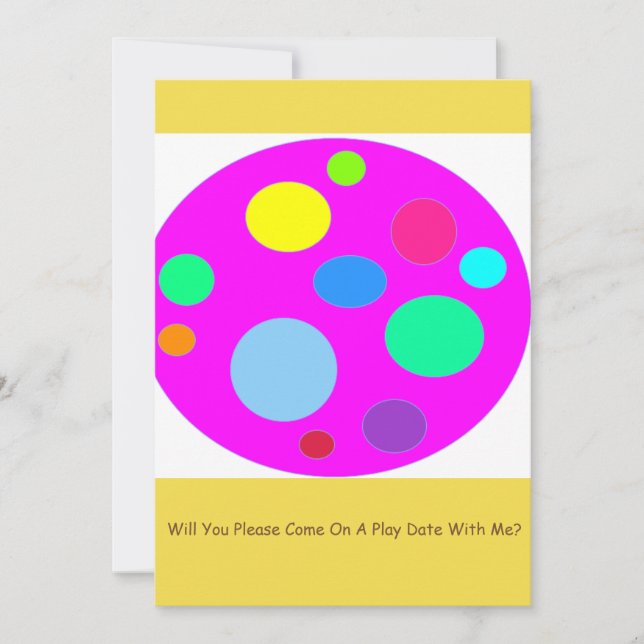 Einladungskarte (Vorderseite)